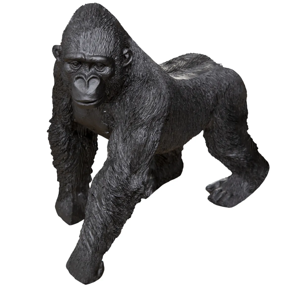 Statuette gorille, résine