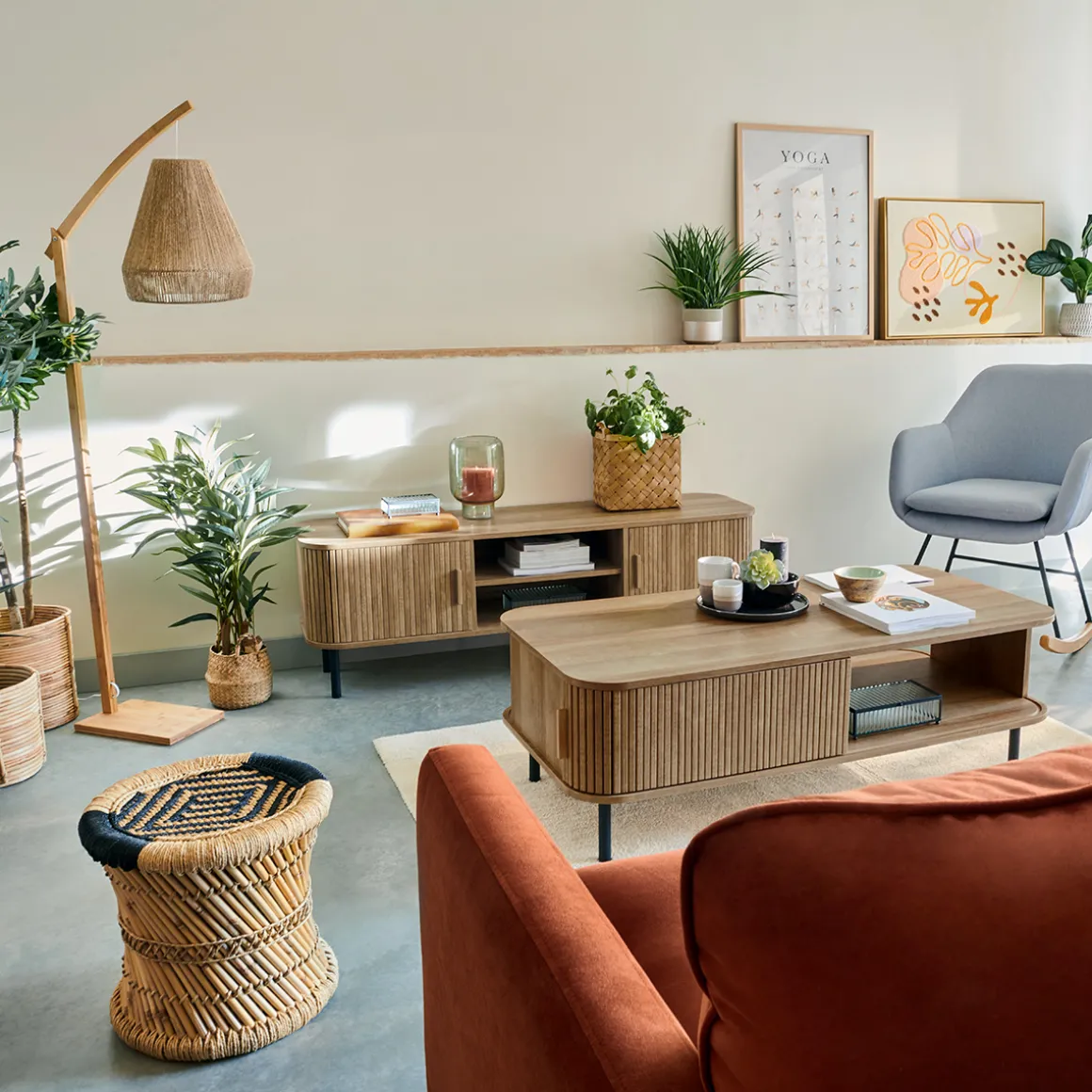 Table basse 2 portes "Colva"