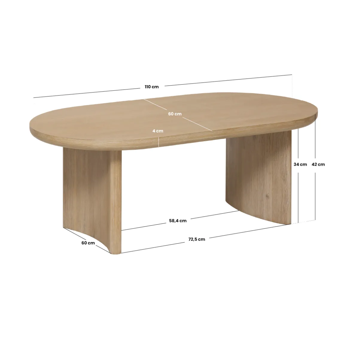 Table basse "Lousada"