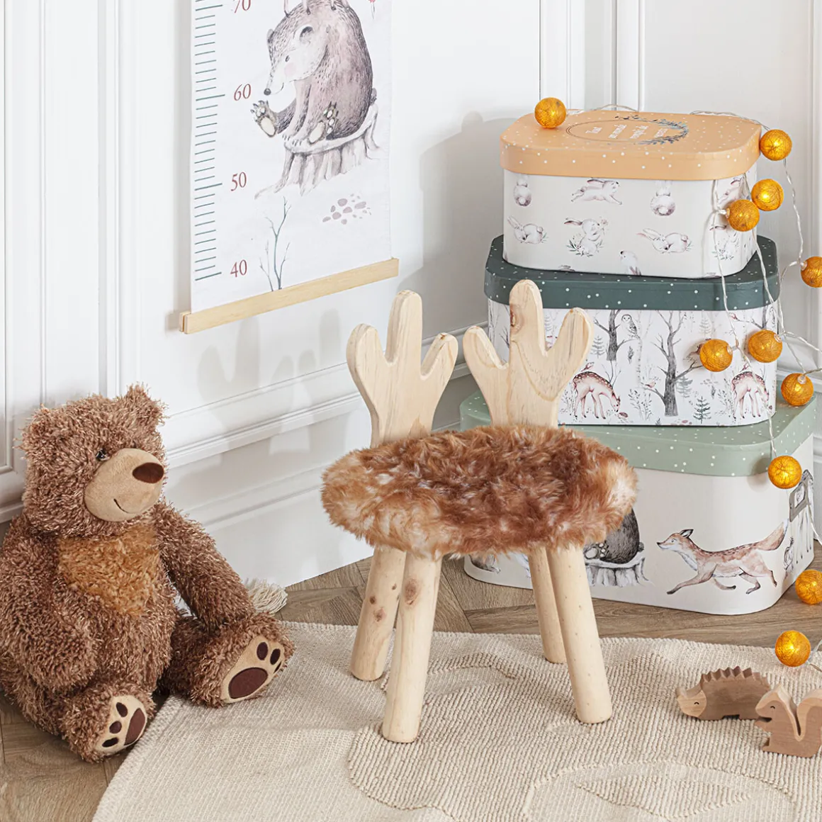 Tabouret enfant "Cerf"