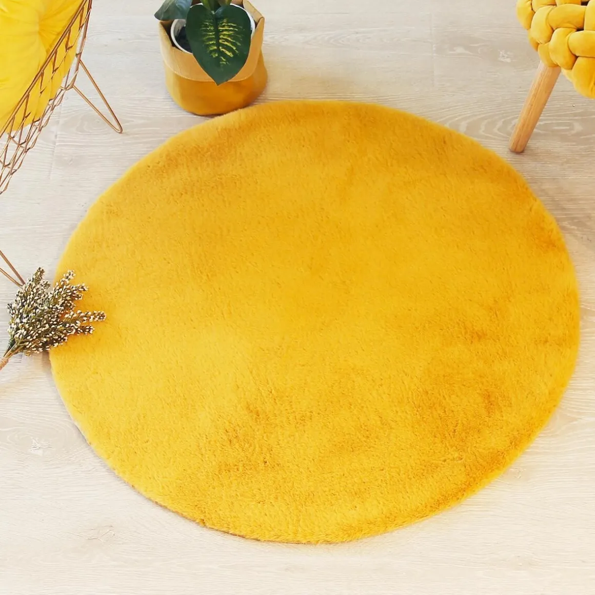 Tapis effet fourrure "Couka"