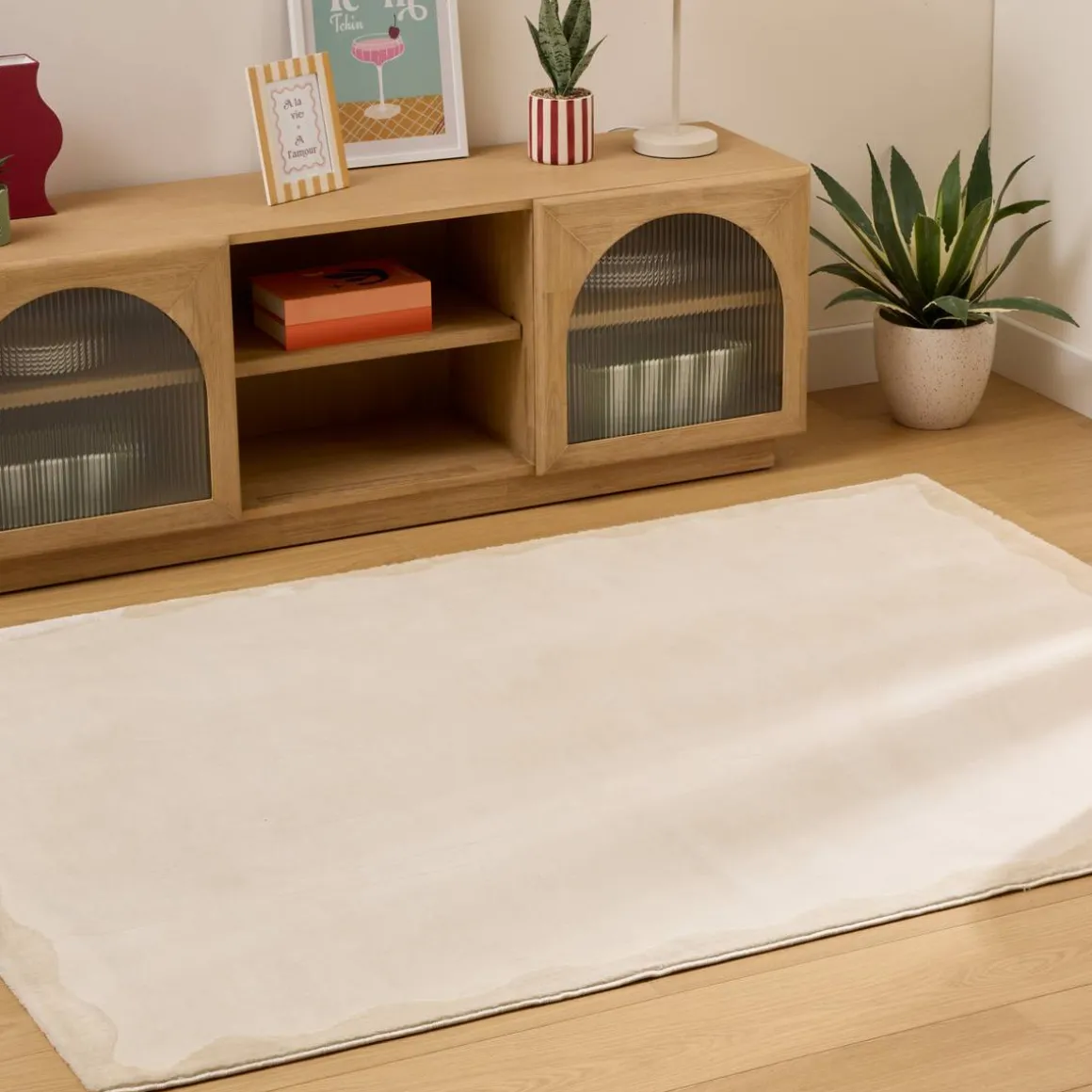 Tapis effet laine "Cherry"