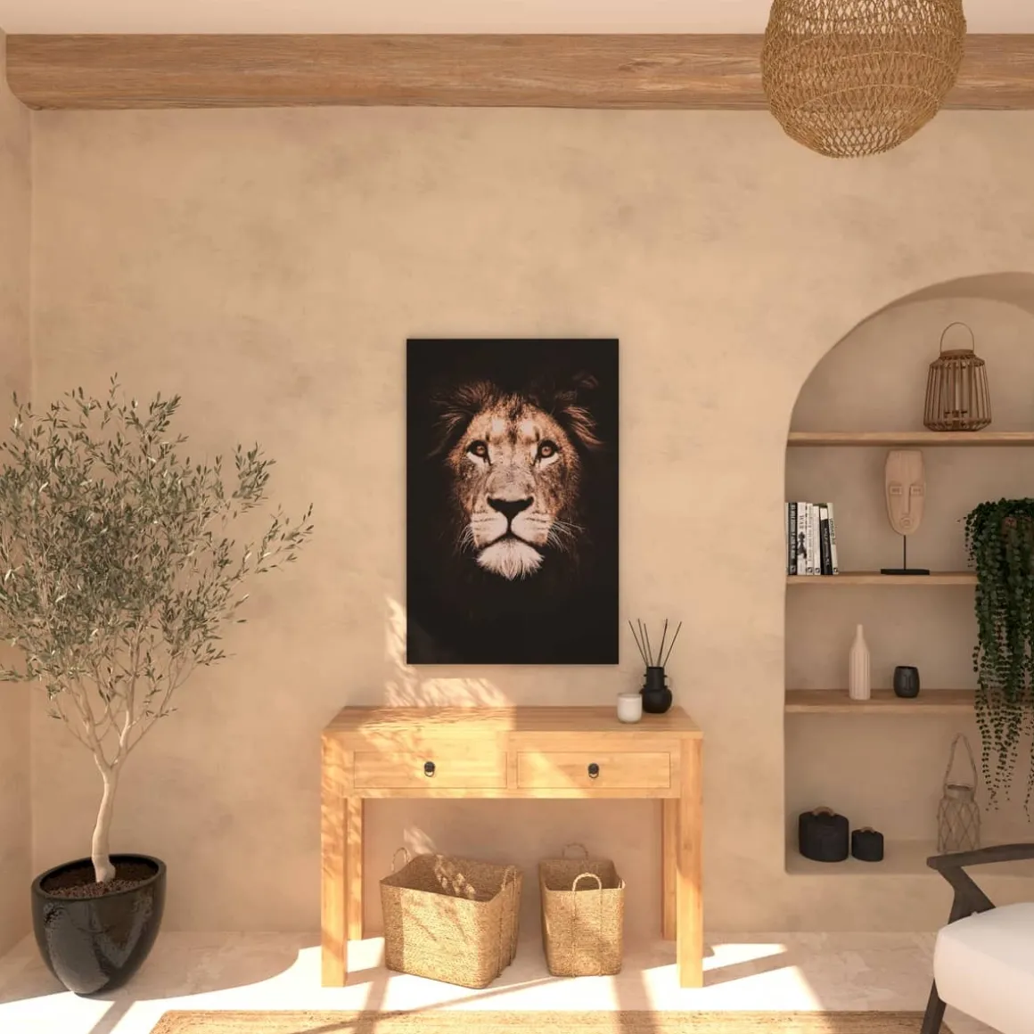 Toile encadrée "Animaux"