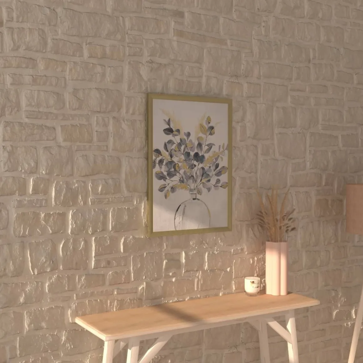 Toile encadrée "Fleurs"