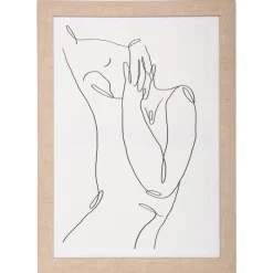 Toile encadrée "Visage"