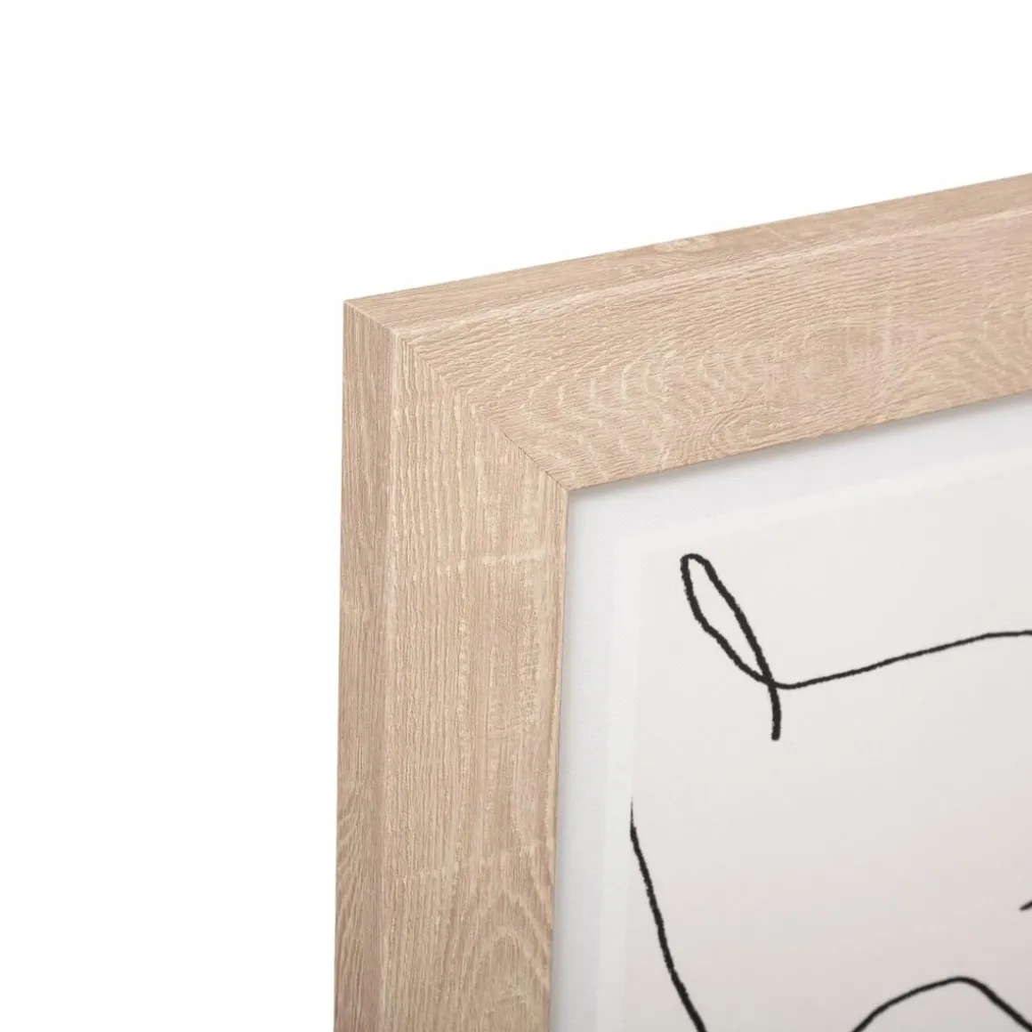 Toile encadrée "Visage"