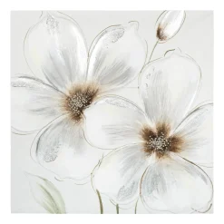 Toile peinte "Fleurs"