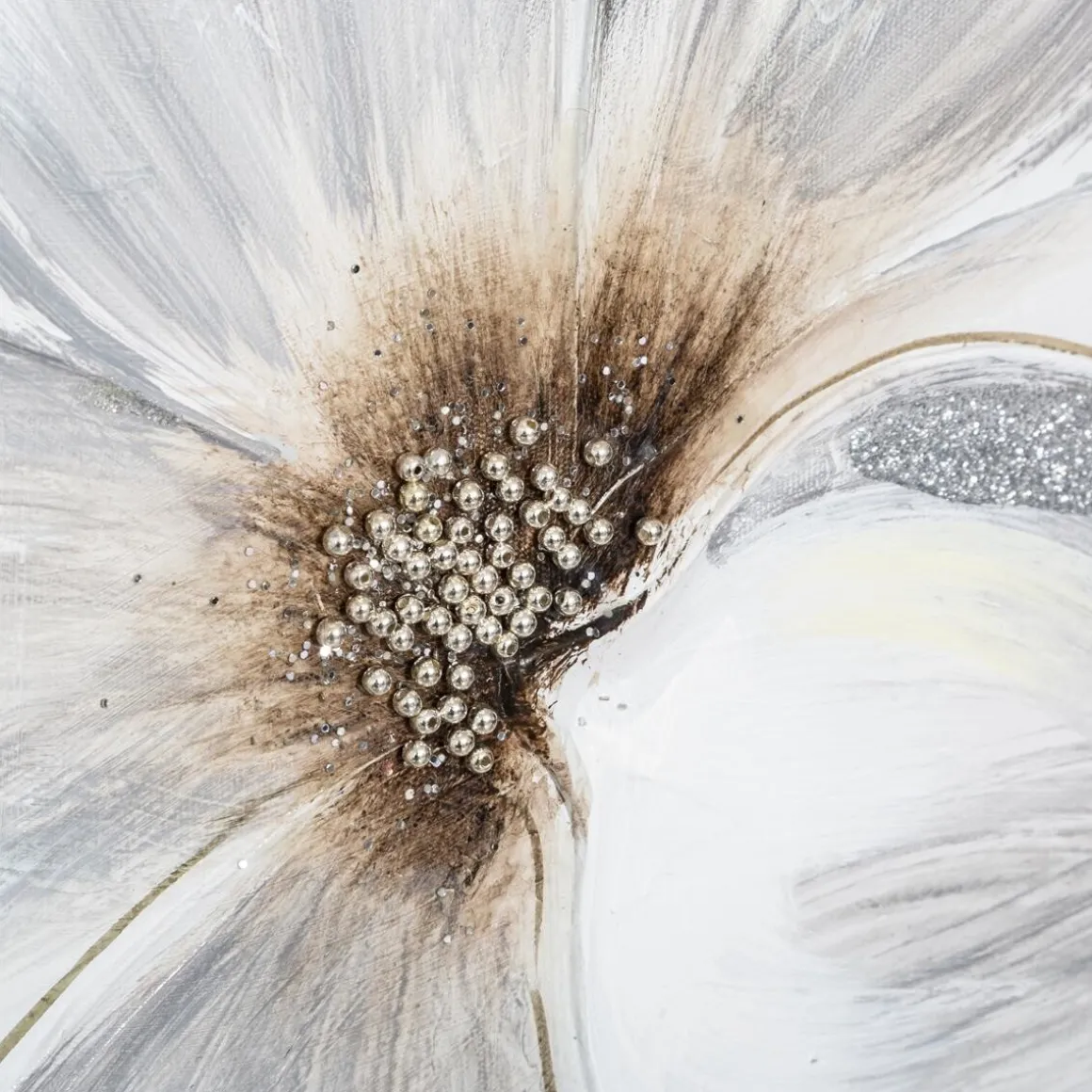 Toile peinte "Fleurs"