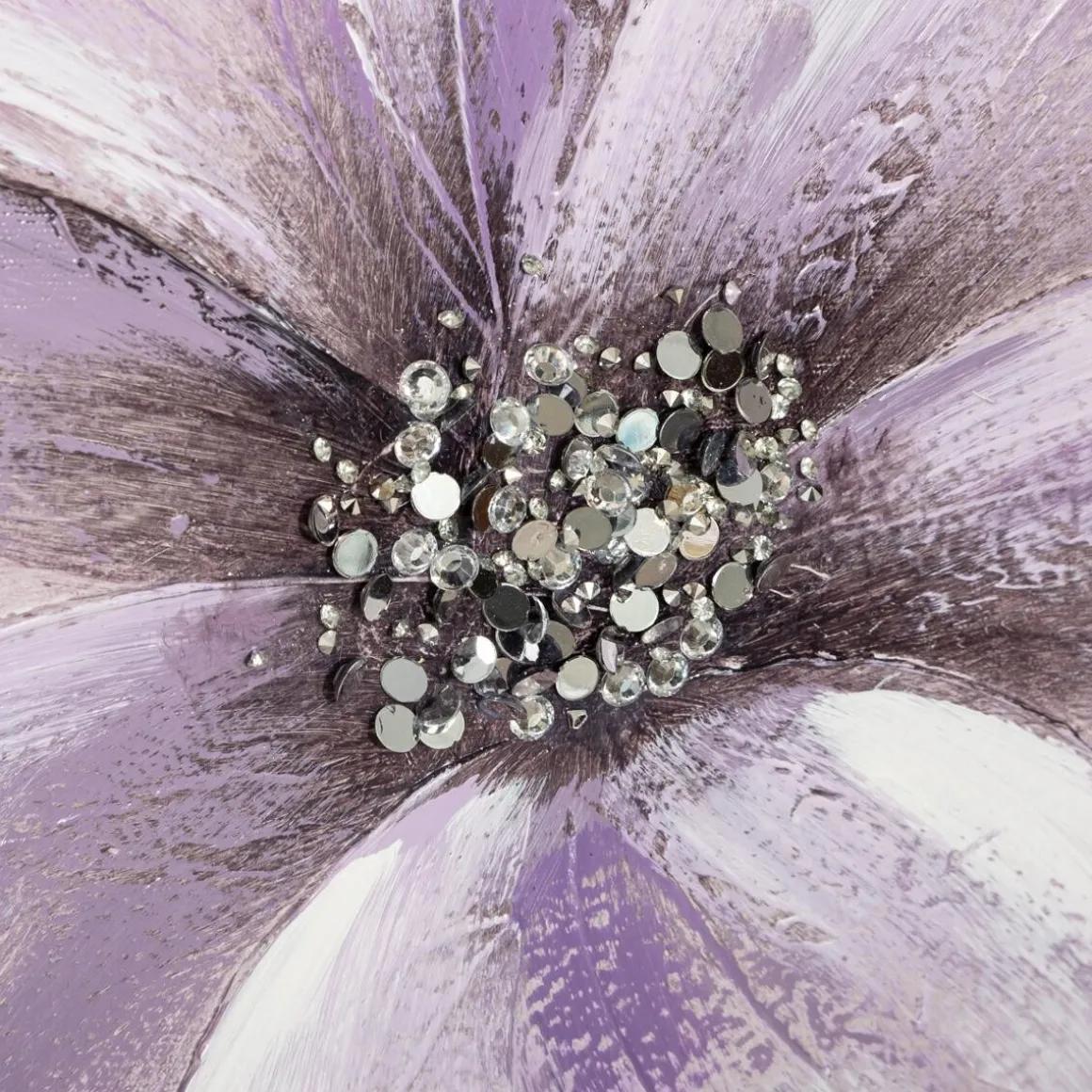 Toile peinte "Fleurs"