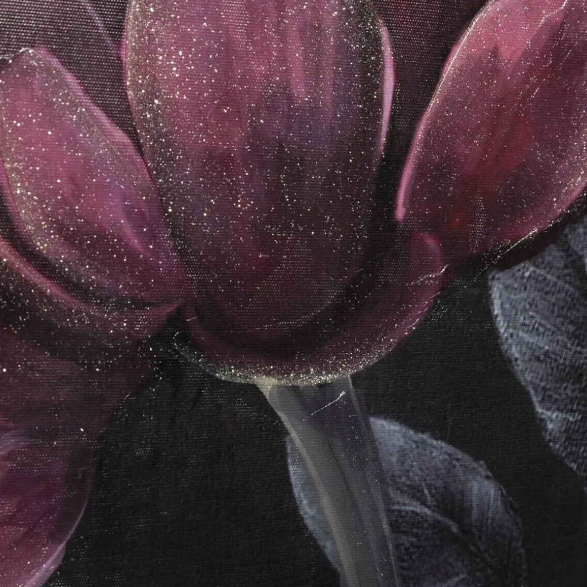 Toile peinte "Fleurs"