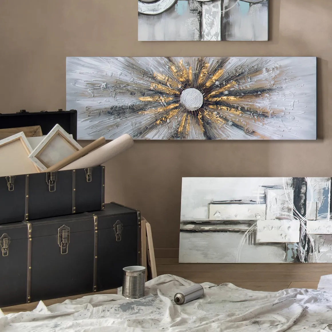 Toile peinte "Kylia"