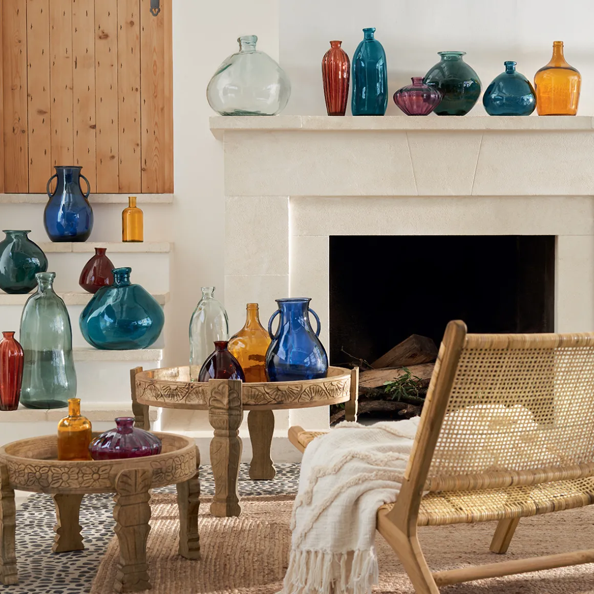 Vase "Candy", verre recyclé