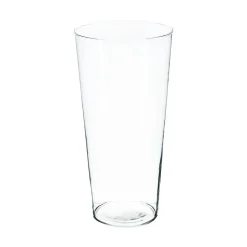 Vase conique, verre