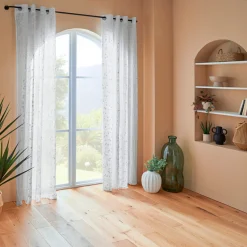 Voilage Motif Fleurs "Lazi"